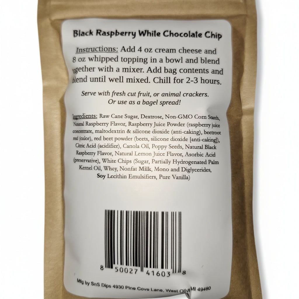 Madam Friday's Black Raspberry White Chocolate 3 oz