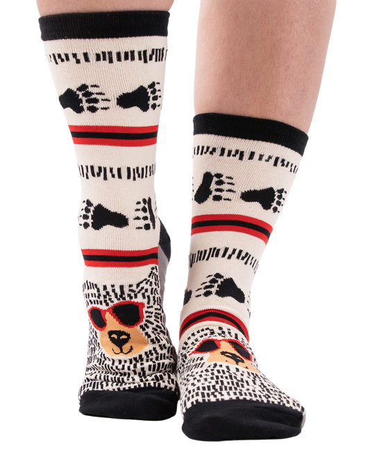 Beary Cool Crew Socks