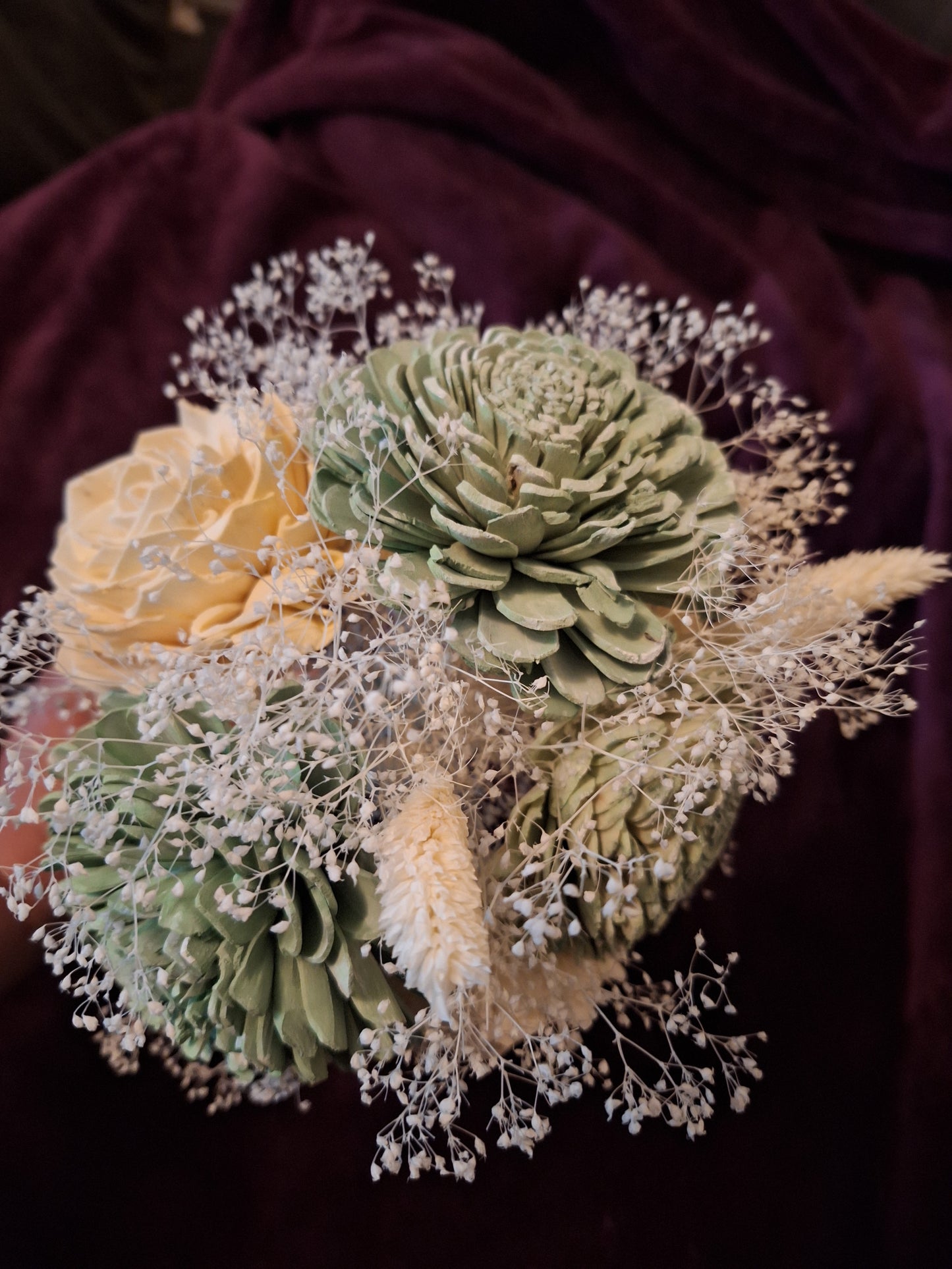 Custom Order Handmade Sola Flower Bouquet - Medium