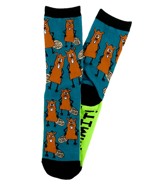 Beaver Crew Socks