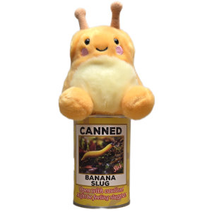 Slick the Canned Banana Slug | Stuffed Animal Plush w/Jokes