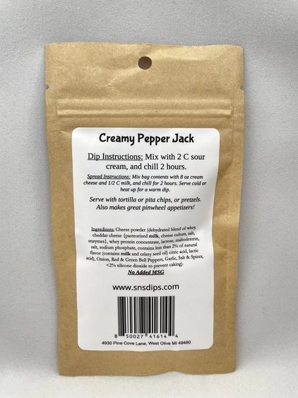 Madam Friday's Creamy Pepper Jack Dip Mix 1.54 oz