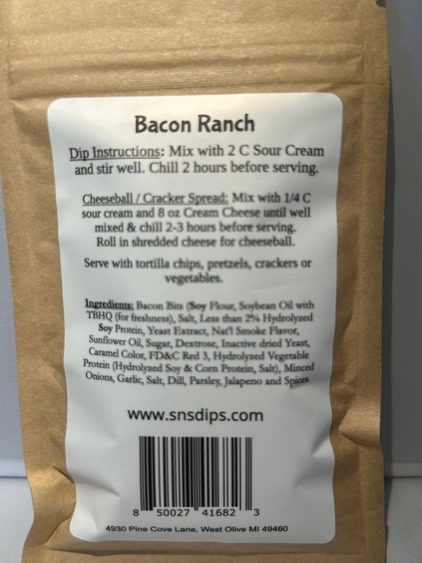 Madam Friday's Bacon Ranch Dip Mix 1.46 oz