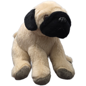 Oliver the Canned Pug Dog | Stuffed Animal Plush w/Jokes
