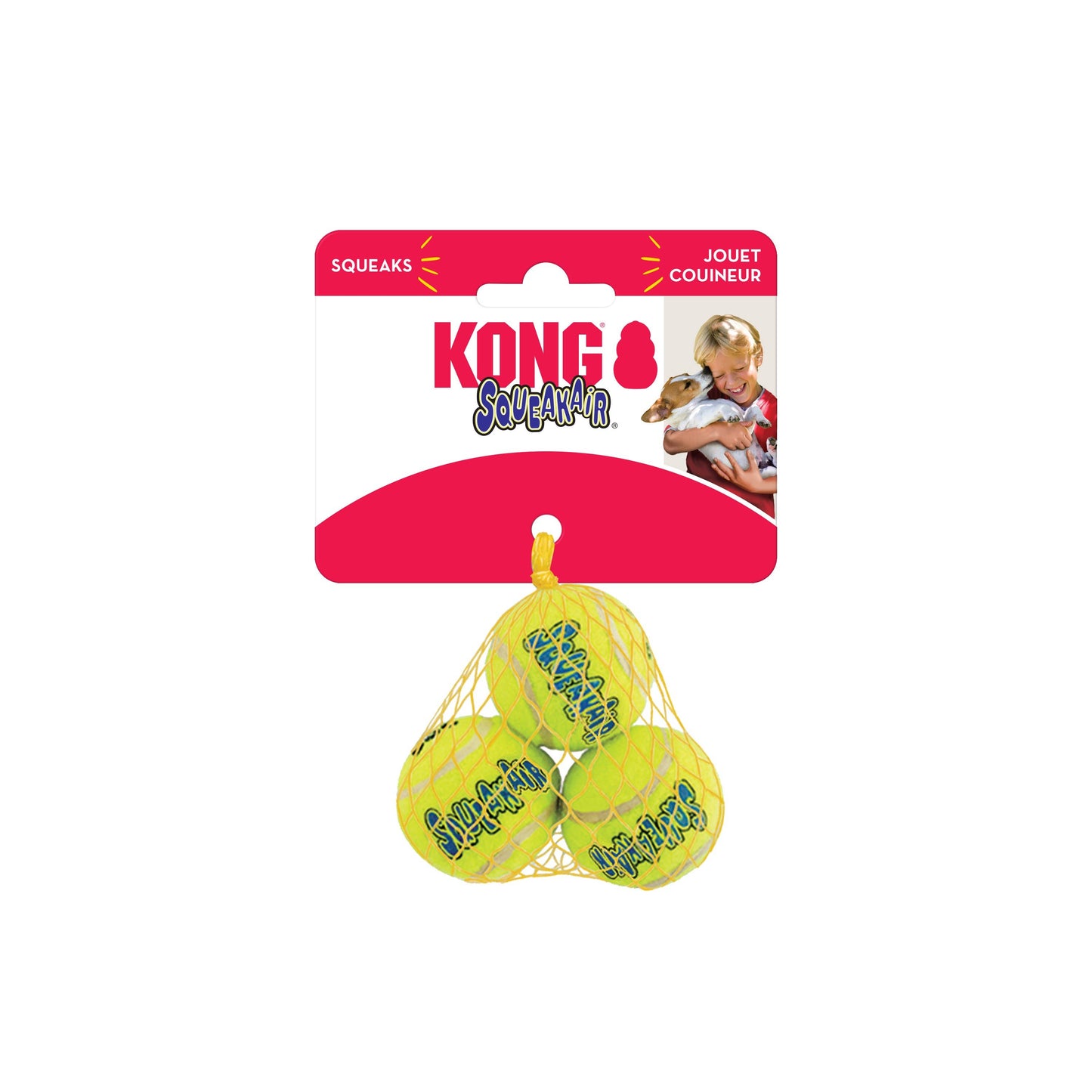 KONG® SqueakAir® Balls Dog Fetch Toy Extra Small
