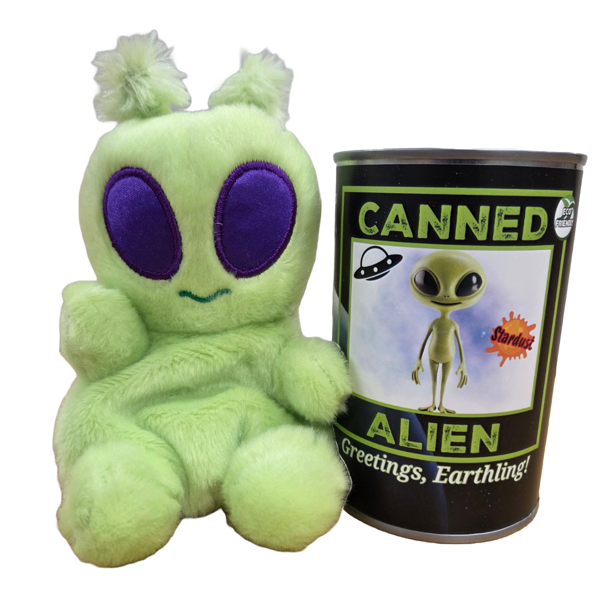 Zyx the Canned Alien | Stuffed Plush w/Jokes