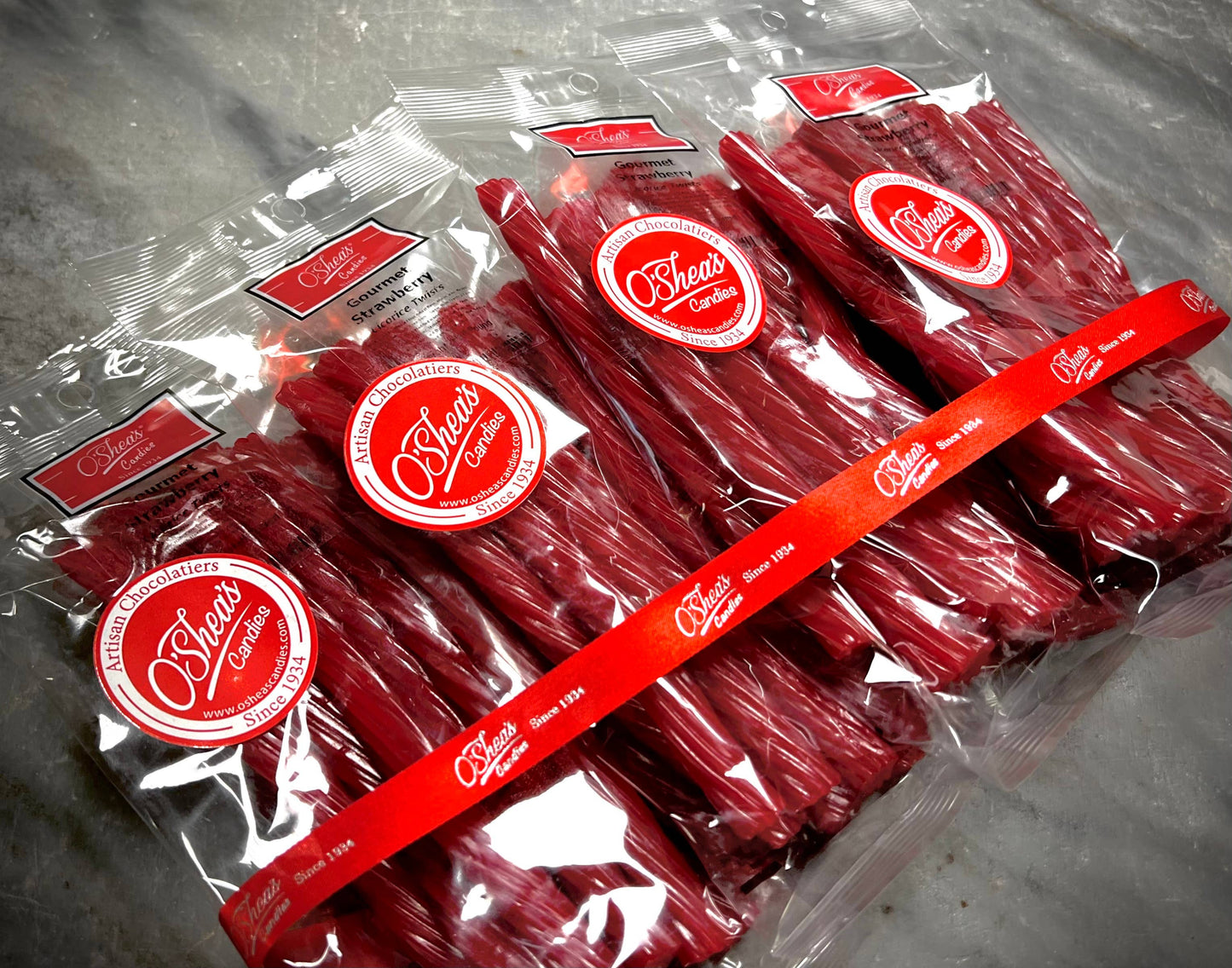 Gourmet Licorice Red Raspberry 1/2 Pound Bag- Thick Cut