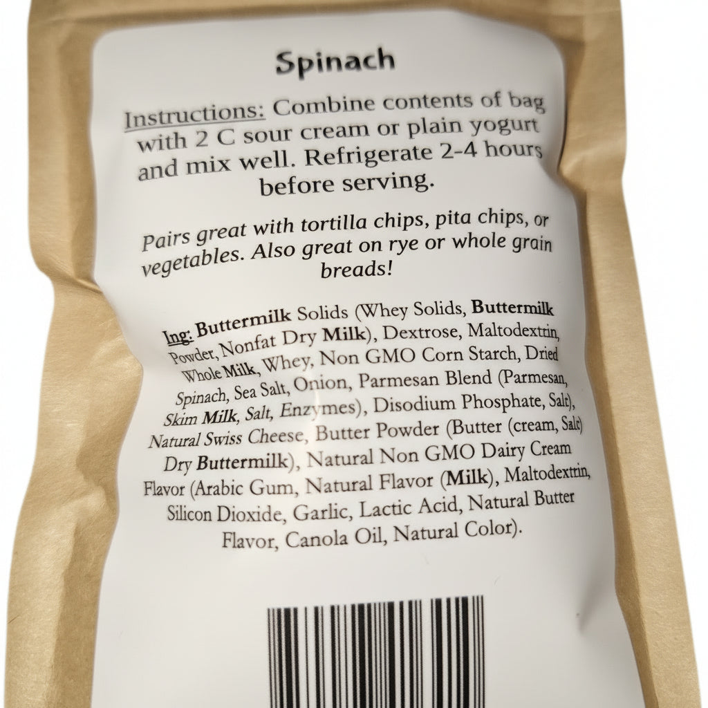 Madam Friday's Spinach Dip Mix 2.20 oz Small Batch Hand Crafted