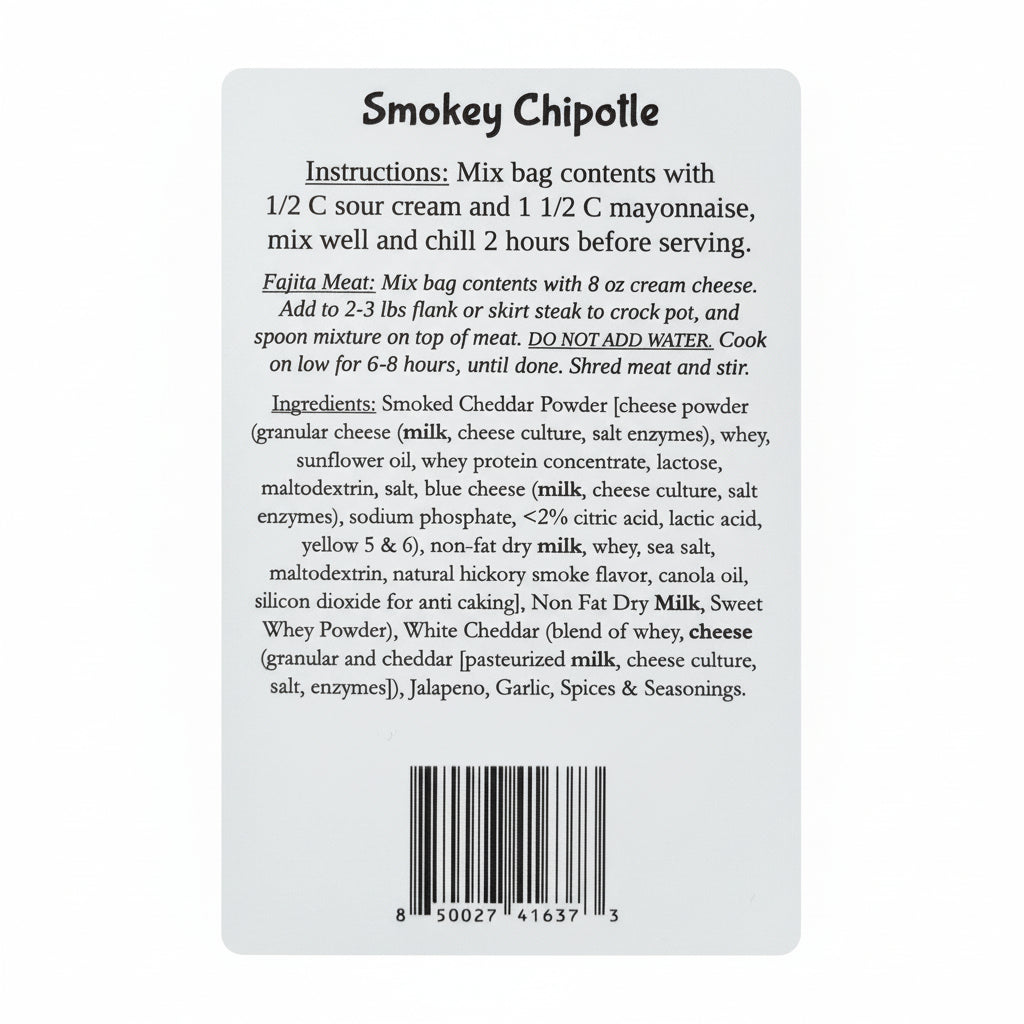 Madam Friday's Smokey Chipotle Dip .87 oz