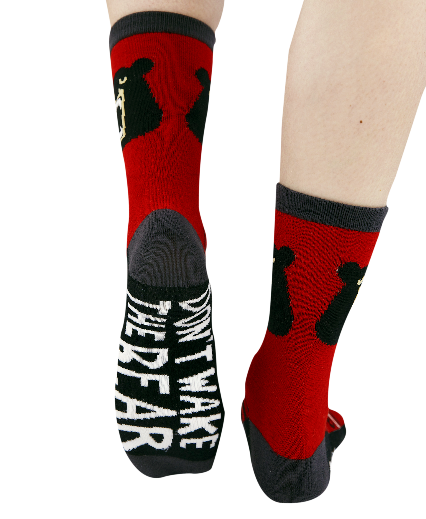 Don't Wake Bear Crew Socks