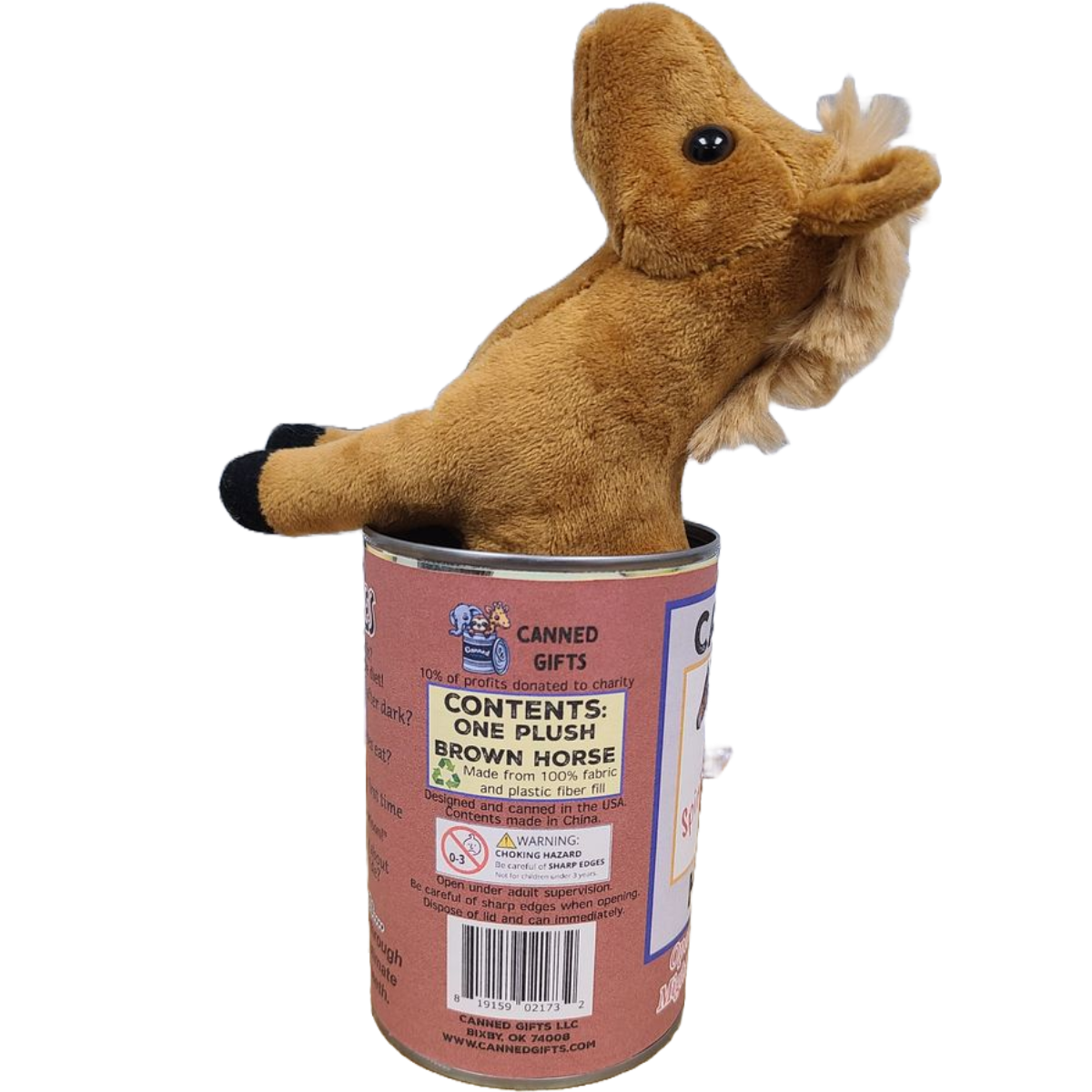 Spirit the Canned Horse | Stuffed Animal Plush w/Jokes