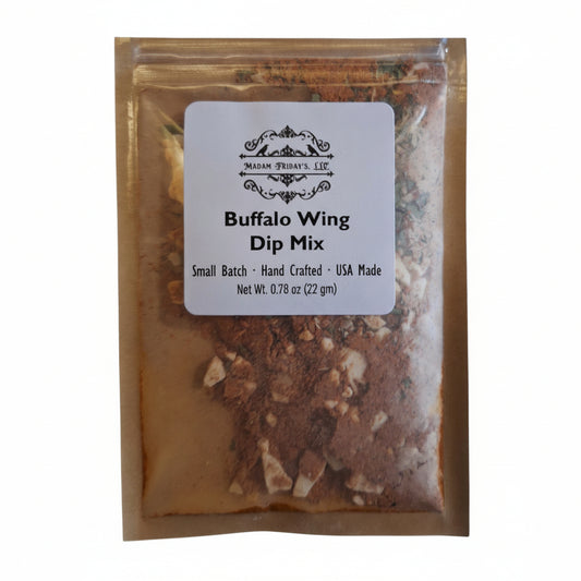 Madam Friday's Buffaol Wing Dip Mix Small Batch Hand Crafted .78 oz