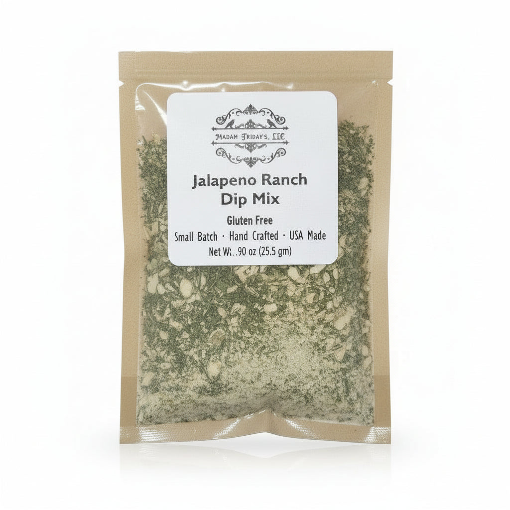 Madam Friday's Jalapeno Ranch Dip .9 oz Small Batch Hand Crafted