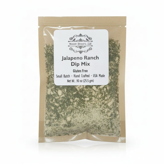 Madam Friday's Jalapeno Ranch Dip .9 oz Small Batch Hand Crafted