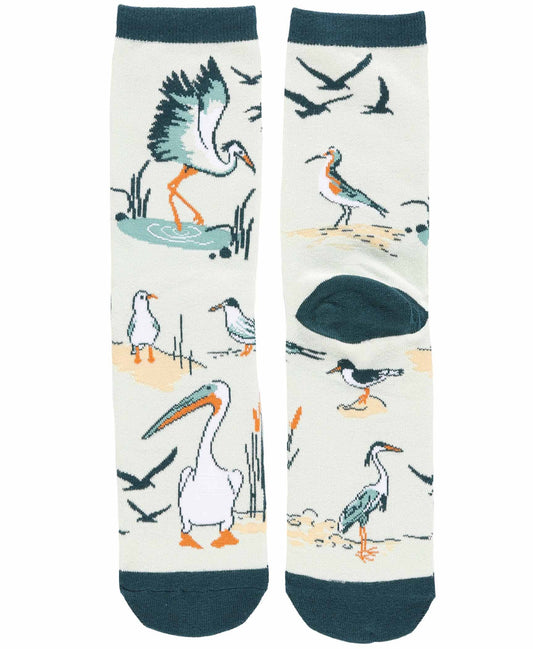 Shore Birds Crew Socks