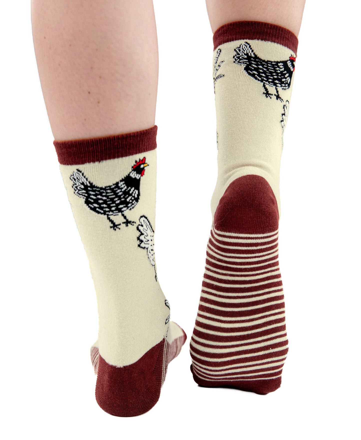 Chicken Crew Sock One Size