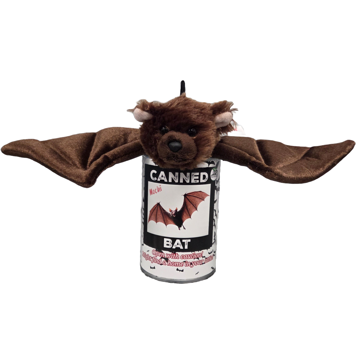 Mochi the Canned Bat | Stuffed Animal Plush in Can w/Jokes