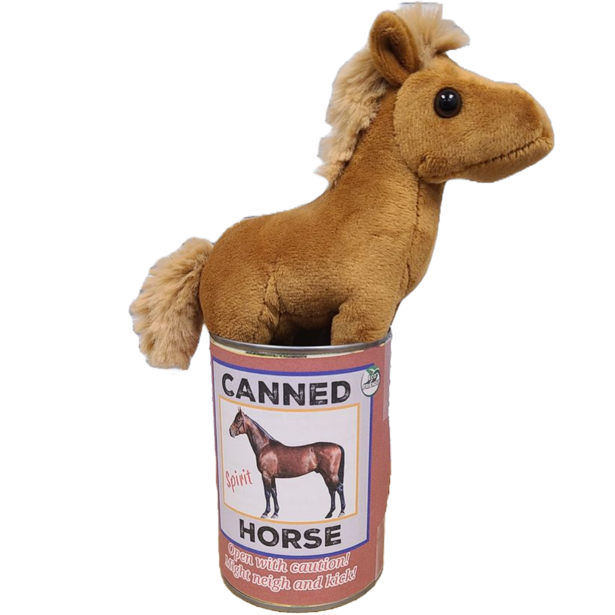 Spirit the Canned Horse | Stuffed Animal Plush w/Jokes