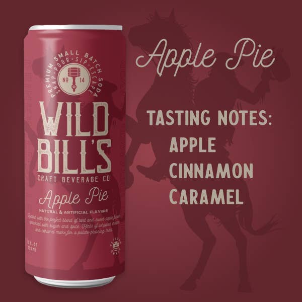Apple Pie - Premium Cane Sugar Soda, Cans