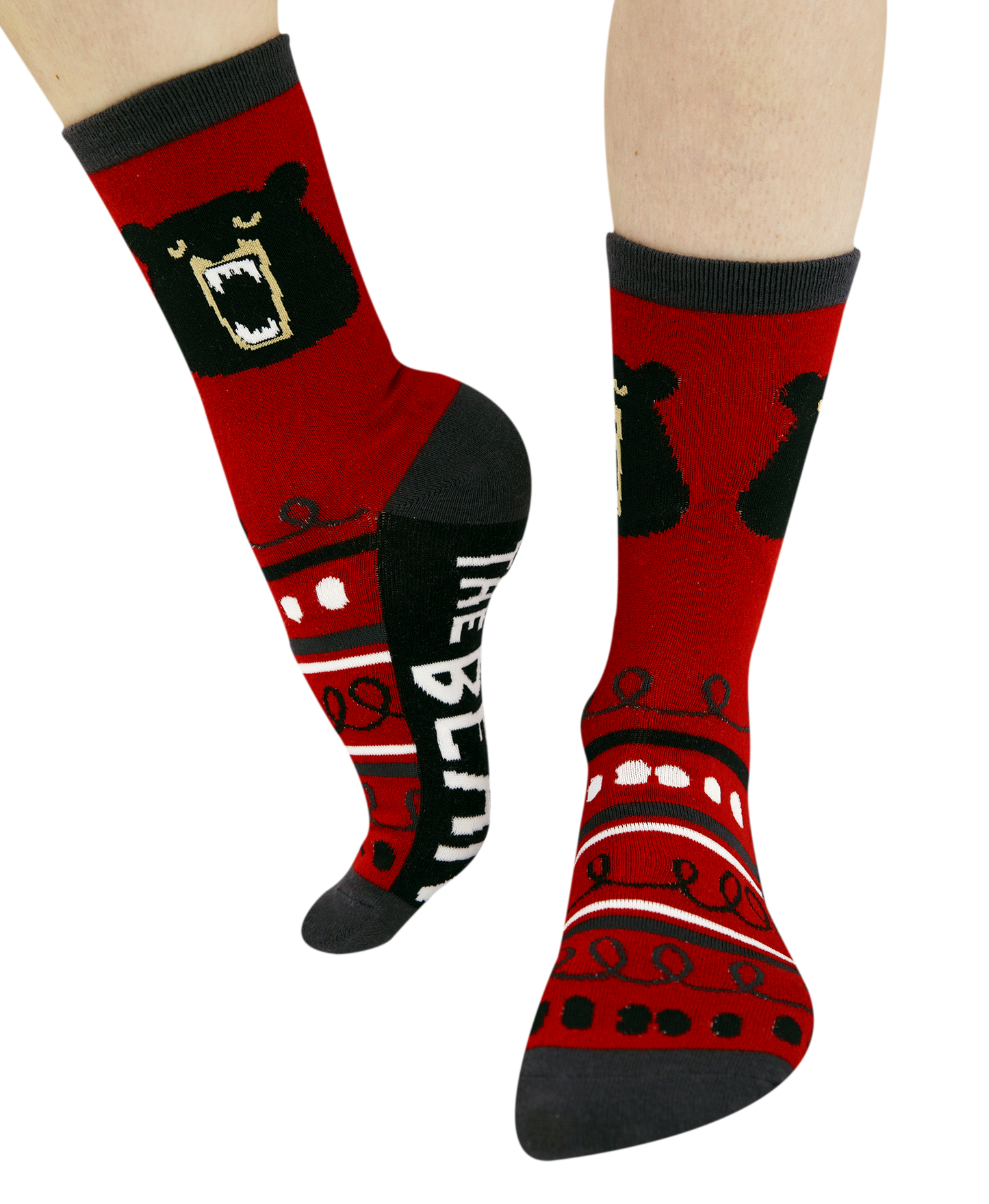 Don't Wake Bear Crew Socks