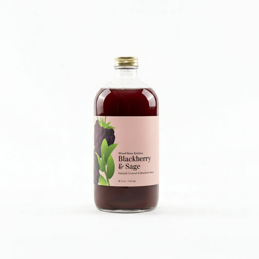 Blackberry & Sage Cocktail Mixer and Mocktail Mixer, 16 fl oz