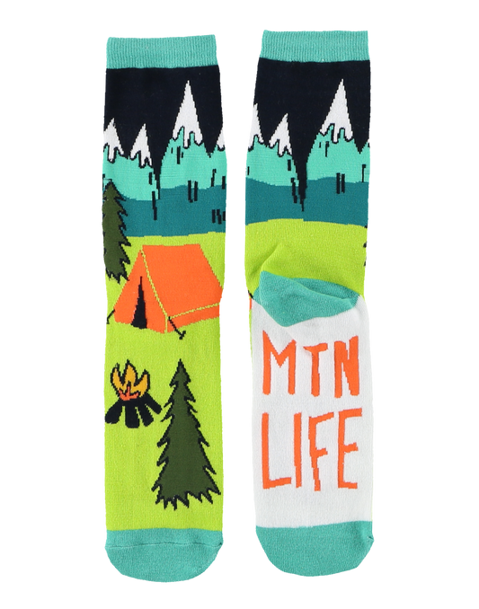Sleep Better in the Mountains Crew Socks
