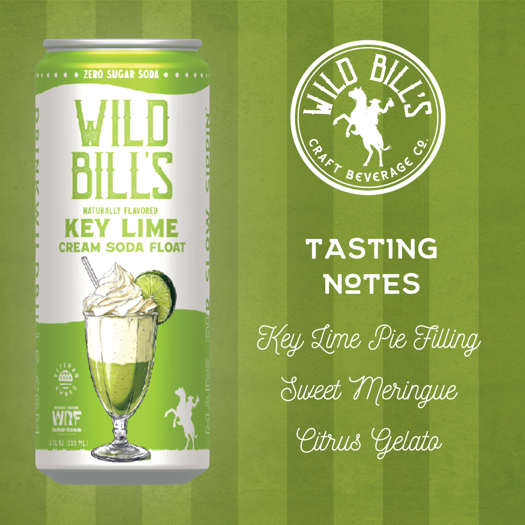 Wild Bill's Key Lime Zero Sugar Soda – Single Can