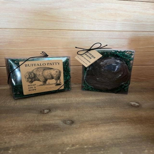 Buffalo Patty Soap On A Rope
