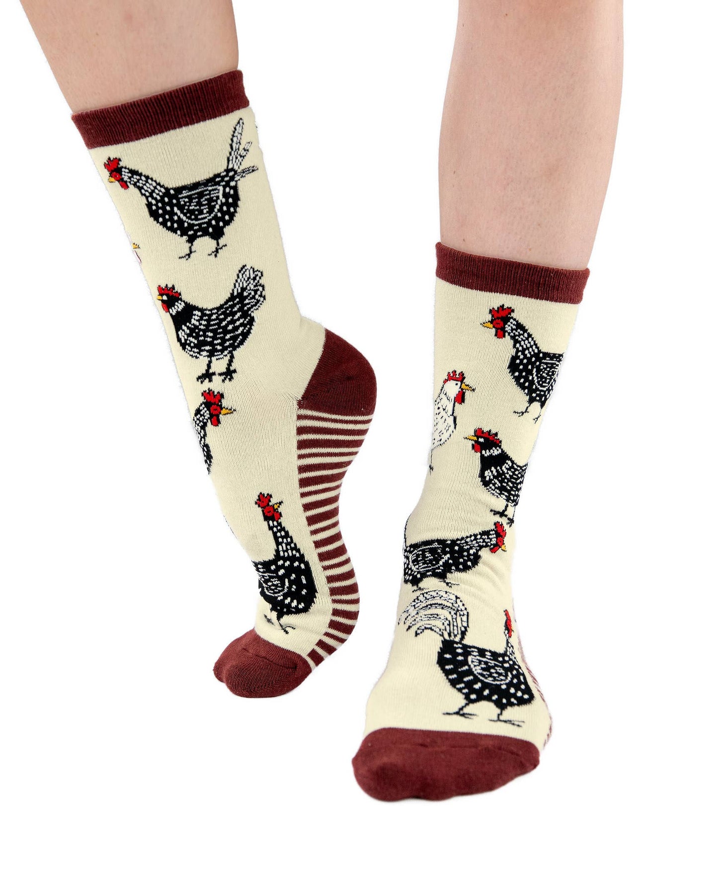 Chicken Crew Sock One Size