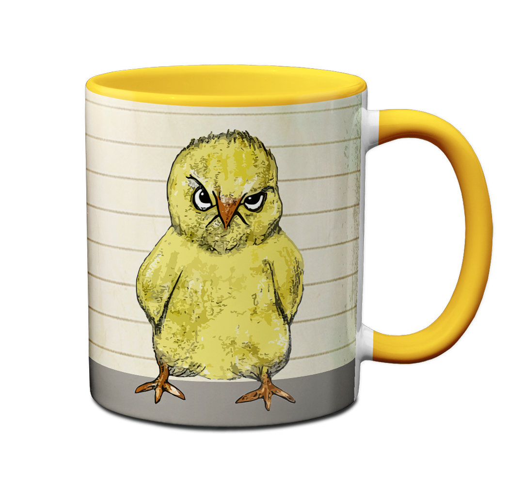 Idiot Box Chick Mug