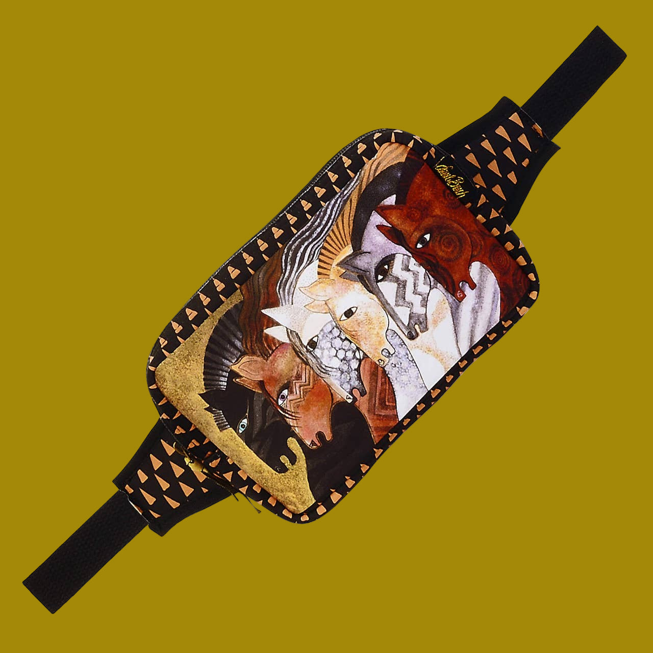 Moroccan Mare Horse Neoprene Body Wrap  Belt Bag