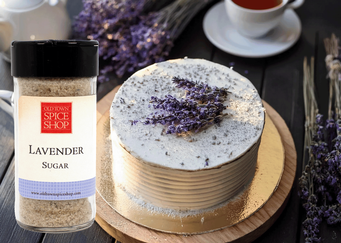 Lavender Sugar, Gourmet Flavored Sugar for Baking