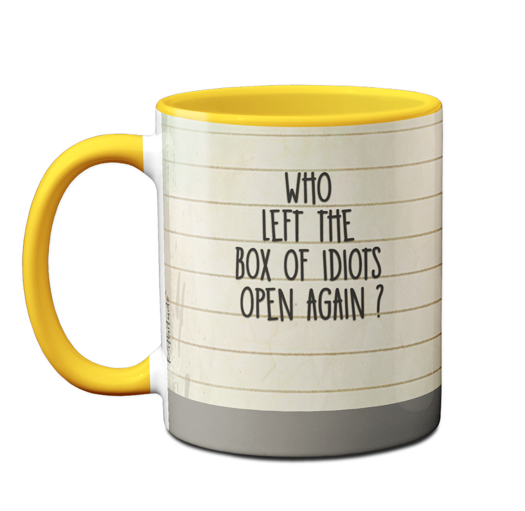Idiot Box Chick Mug