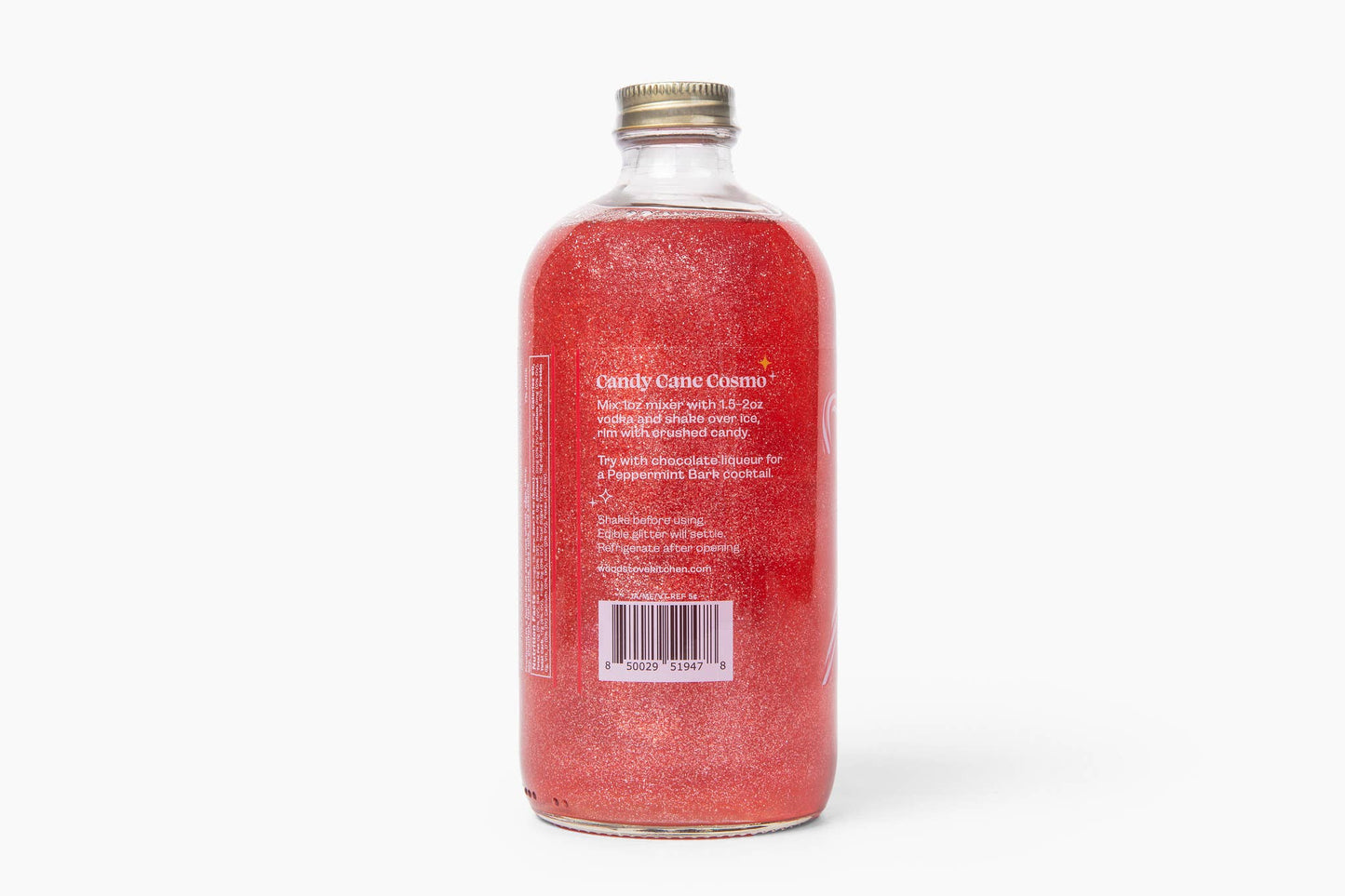 Candy Cane Sparkle Non-Alcoholic Cocktail & Mocktail Mixer, 16 fl oz
