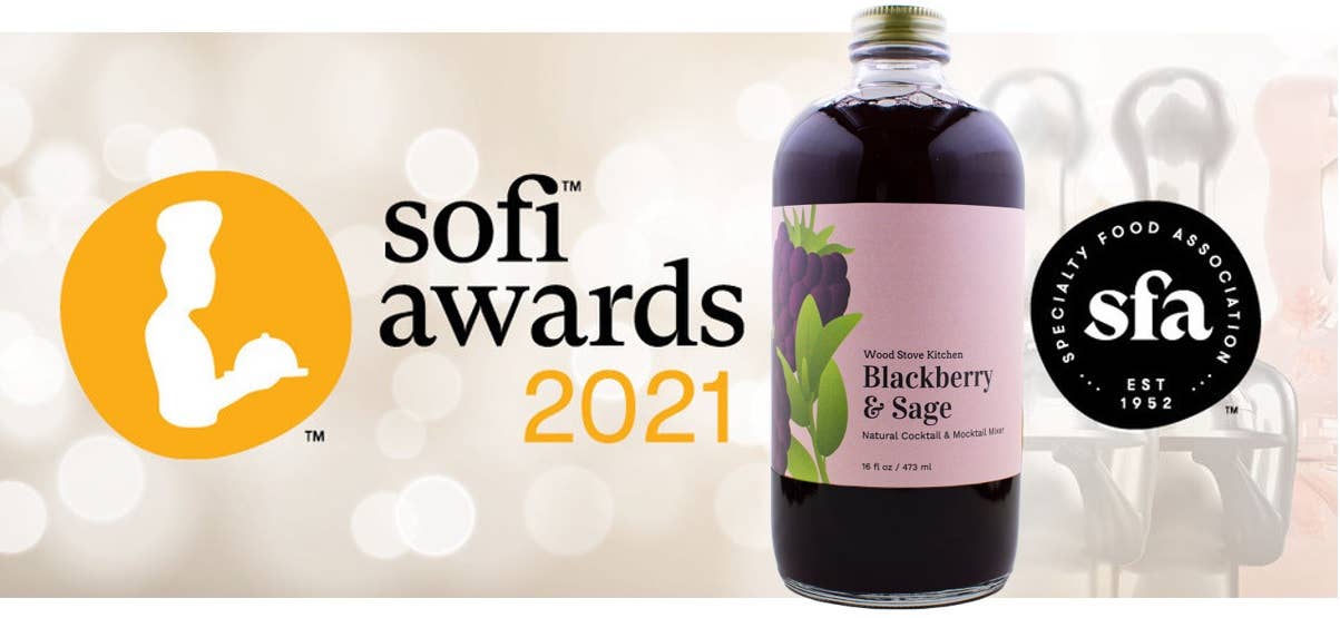 Blackberry & Sage Non-Alcoholic Cocktail Mixer and Mocktail Mixer, 16 fl oz