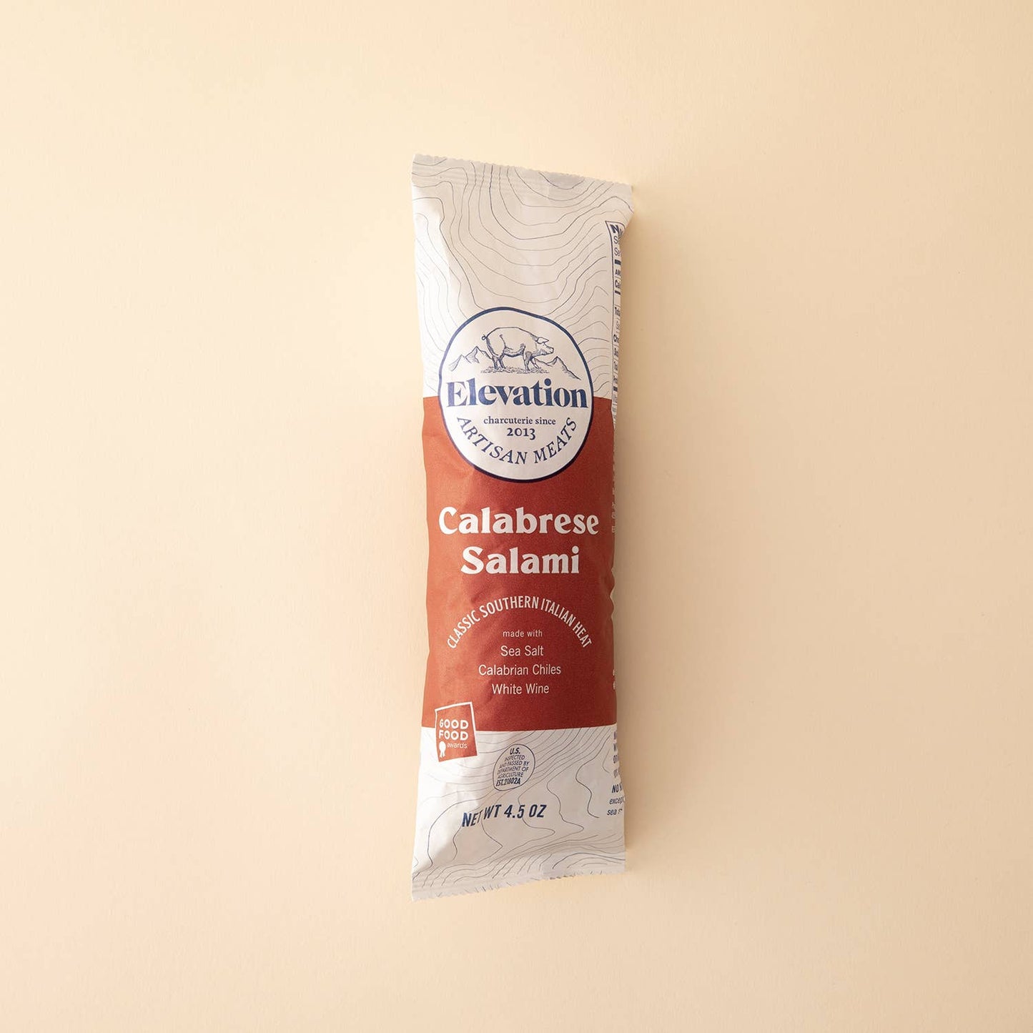 Elevation Artisan Meats 4.5 oz Calabrese Salami