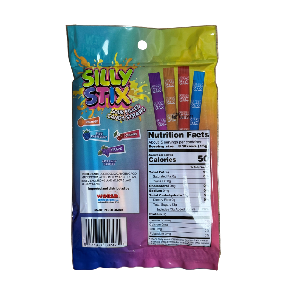 World's Silly Stix , 2.75oz Bag