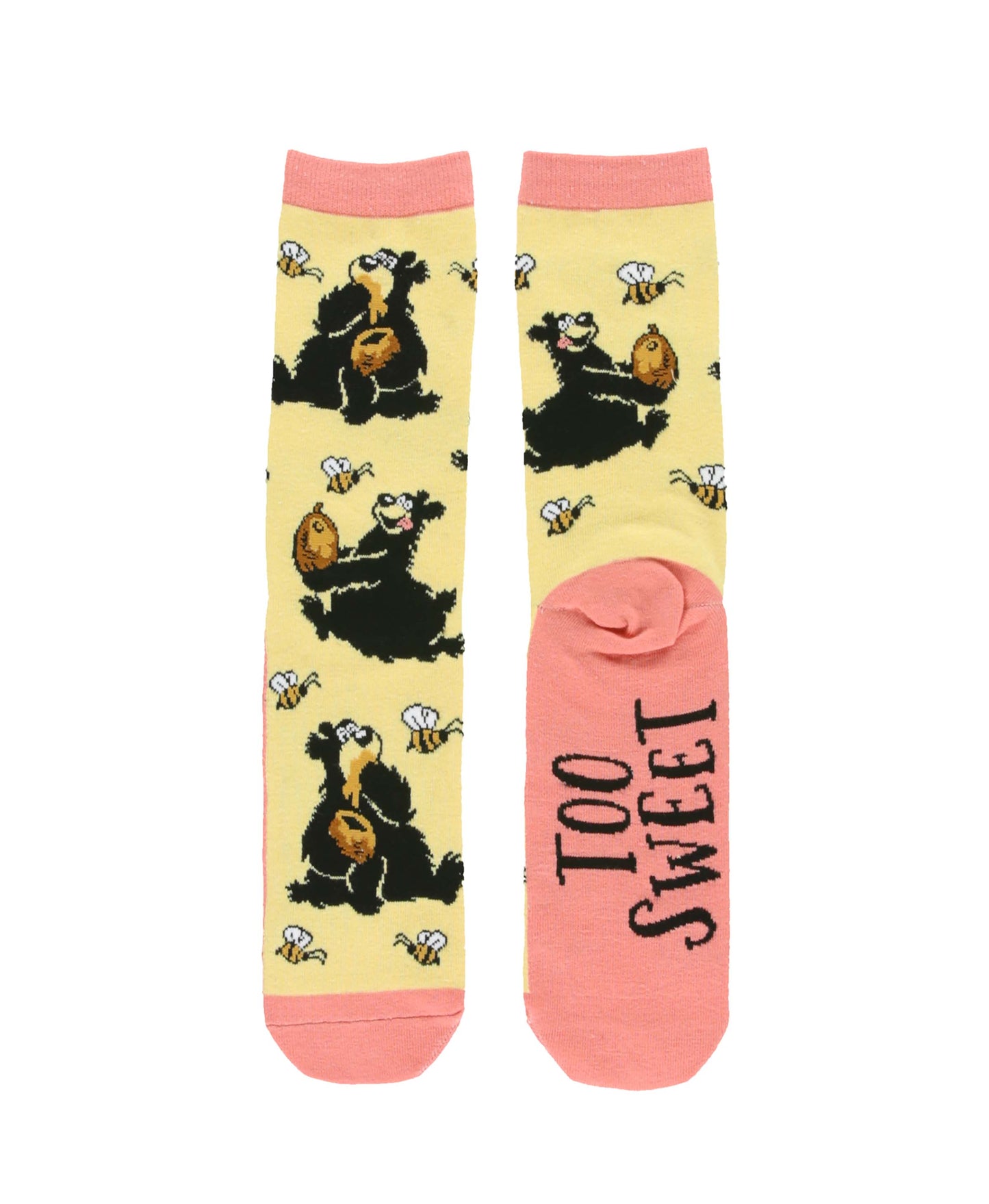 Too Sweet Pink Crew Socks