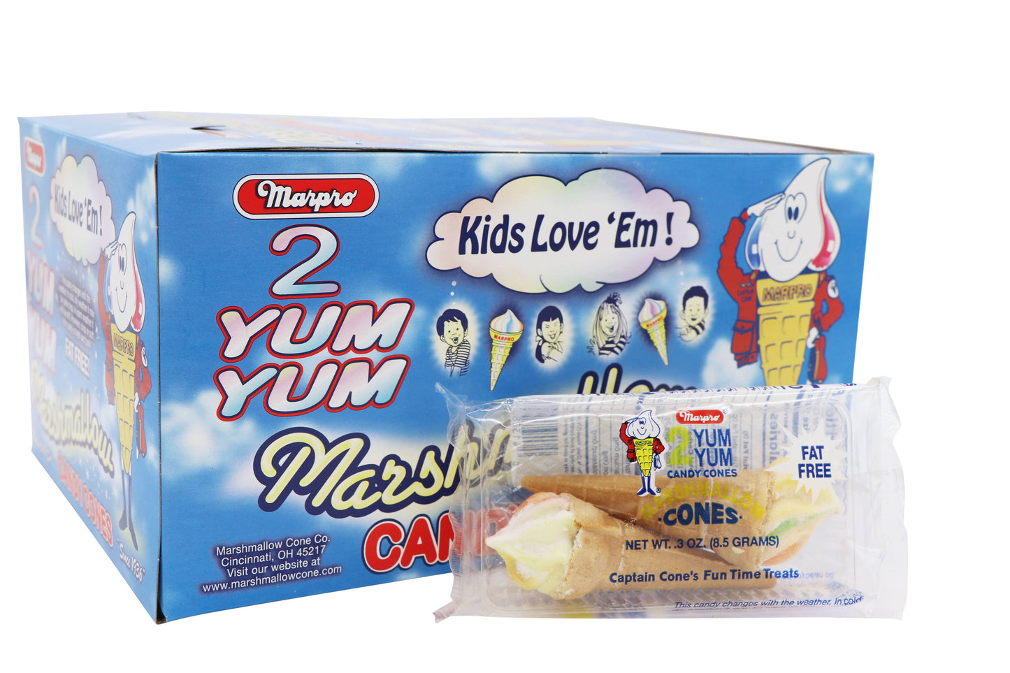 Marshmallow Cone, 2pk
