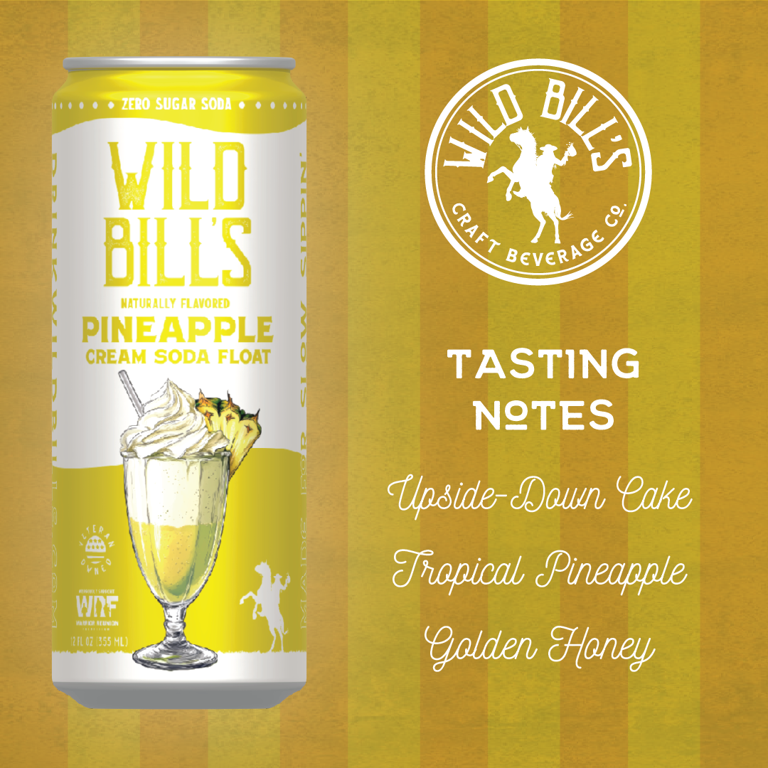 Pineapple - Zero Sugar Soda, Clean Ingredients, Cans