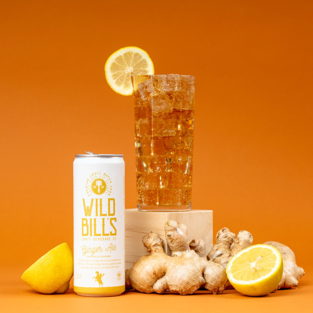 Ginger Ale - Premium Cane Sugar Soda, Cans