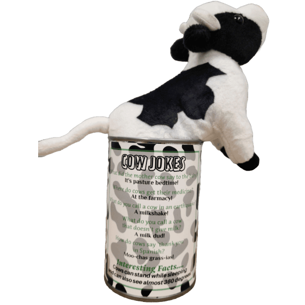 Buttercup the Canned Cow | Stuffed Animal Plush w/Jokes