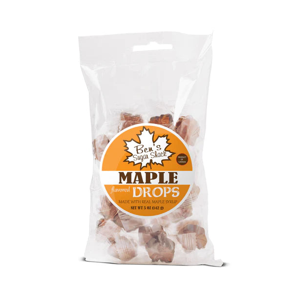 Pure Maple Hard Candy 5oz Bag - Over 40% Real Maple Syrup