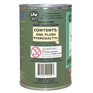 Petra the Canned Pterodactyl | Stuffed Animal Plush w/Jokes