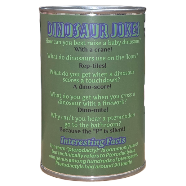 Petra the Canned Pterodactyl | Stuffed Animal Plush w/Jokes