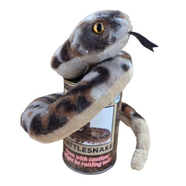 Ziggy the Canned Rattlesnake | Stuffed Animal Plush w/Jokes