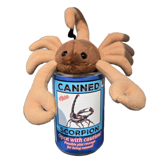 Sting the Canned Scorpion | Stuffed Animal Plush w/Jokes