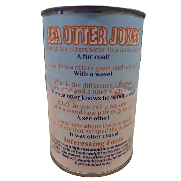 Dave the Canned Sea Otter | Stuffed Animal Plush w/Jokes