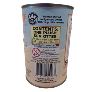 Dave the Canned Sea Otter | Stuffed Animal Plush w/Jokes