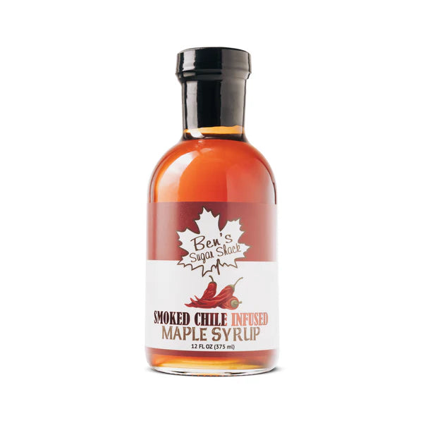 Smoked Serrano Chile Maple Syrup 12 oz